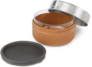 Black+Blum Lunch bowl szklany L migdałowy - Pojemniki kuchenne - miniaturka - grafika 2