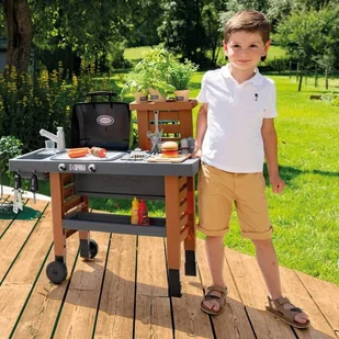 Smoby Kuchnia ogrodowa Garden Kitchen grill 312004 312004 - Zabawki i gry sportowe - miniaturka - grafika 3