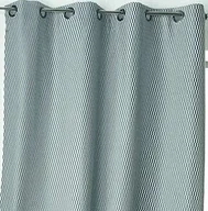 Firany i zasłony dla dzieci - Linder zasłonę z oczkami z 8 uchem poliestru kolor szary Rideau - miniaturka - grafika 1