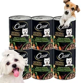 Mokra karma dla psów - Cesar Karma dla Psa JAGNIĘCINA z Warzywami 6x400g  od 95zł +DO 3% ZWROTU W PROGRAMIE LOJALNOŚCIOWYM ZEST-CES-JAG-400-6 - miniaturka - grafika 1