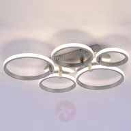 Lampy sufitowe - Leuchten Direkt Pierścieniowa lampa sufitowa LED Johanna - miniaturka - grafika 1