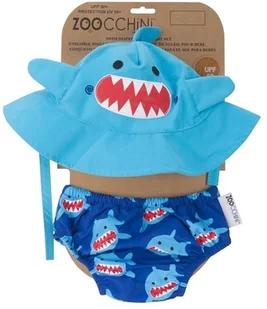 Zoocchini, Pieluszka kąpielowa z czapką Rekin - Pieluchy - miniaturka - grafika 2