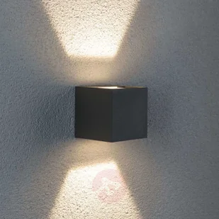 Paulmann konstrukcja ścian lampy LED CyBo kwadratowe 2 X 3 W Szary 80 X 80 mm (466561) - Lampy ścienne - miniaturka - grafika 6