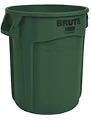 Pojemniki biurowe - Rubbermaid Commercial Products Rubbermaid fg262000dgrn Brut Container bez pokrywy 76 L, plastik, zielony, 58 x 57 x 79 cm FG262000DGRN - miniaturka - grafika 1