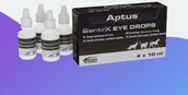 Pielęgnacja uszu i oczu zwierząt - Orion Pharma Aptus SENTRX EYE DROPS 10 ml na uszkodzenia i wrzody rogówki - miniaturka - grafika 1