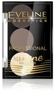 Eveline All in One Eyebrow Set Cienie do brwi nr 01 - Pozostałe kosmetyki - miniaturka - grafika 2