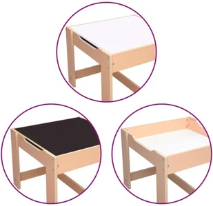 VidaXL Lumarko Stolik dla dzieci z 2 krzesłami, MDF! 80284 VidaXL - Zestawy mebli dla dzieci - miniaturka - grafika 9