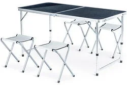 Outtec Zestaw turystyczny składany dla 4 osób: stół + krzesła Outtec O-66052 - Meble turystyczne - miniaturka - grafika 2