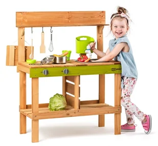 Woody Kuchenka ogrodowa dla dzieci Rosalie, 77 x 95 x 34 cm - Zabawki i gry sportowe - miniaturka - grafika 2