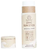 Balsamy i kremy do opalania - Suntribe Naturalny opalacz w sztyfcie z cynkiem SPF 30 biały 30 g - miniaturka - grafika 1