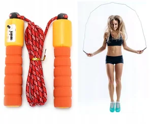Skakanka Z Licznikiem Fitness crossfit regulacja - Skakanki - miniaturka - grafika 3