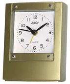 Zegary - Atrix Budzik kwarcowy premium BI /G GEOF_BI - miniaturka - grafika 1