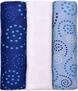 T-tomi BIO Pieluchy bambusowe 3 szt 70 x 70 cm spirales - Pieluchy - miniaturka - grafika 2