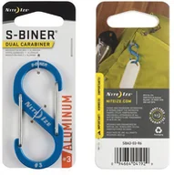 Sprzęt wspinaczkowy - Nite Ize Karabińczyk S-Biner Aluminium Dual Carabiner 3 Blue - SBA3-03-R6 (20382) SP 20382 - miniaturka - grafika 1
