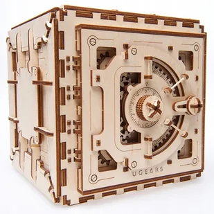Ugears Model mechaniczny do składania. Sejf, 70011 - Modele do sklejania - miniaturka - grafika 3