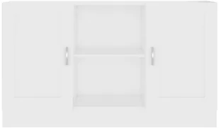 vidaXL Szafka, biała, 120 x 30,5 x 70 cm, płyta wiórowa 802777 - Szafki do salonu - miniaturka - grafika 5