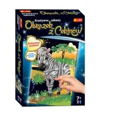 Ranok Cekinowy obrazek. Zebra JIRANZ0DG046439 - Zabawki kreatywne - miniaturka - grafika 2