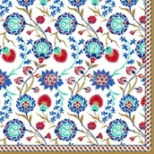 Folia, papier śniadaniowy, serwetki - Nuova R2S Easy life SERWETKI PAPIEROWE Ornamenty IZNIK - miniaturka - grafika 1