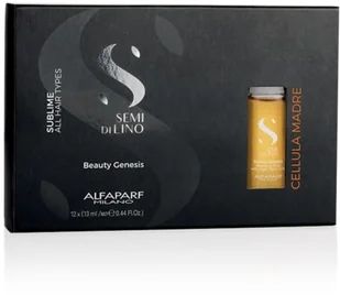 Alfaparf Milano Alfaparf Semi Di Lino Cellula Madre - Eliksir Odnowy Do Wszystkich Rodzajów Włosów, 12x13ml PF017776 - Serum do włosów - miniaturka - grafika 2