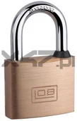 Kłódki - LOB Kłódka KD60 mosiężna, zatrzaskowa - miniaturka - grafika 1