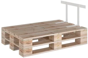 vidaXL Oparcie do sofy z palet białe 70 cm żelazo 315789 - Pozostałe meble ogrodowe - miniaturka - grafika 5