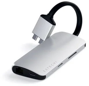 Satechi Usb-c Dual Multimedia Adpater 2 x Hdmi 4K - Huby USB - miniaturka - grafika 2