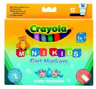 Crayola Flamastry Zmywalne Mini Kids 12szr 8325 - Przybory szkolne - miniaturka - grafika 3