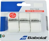 Wyposażenie sportowe i gimnastyczne - BABOLAT OWIJKA BABOLAT PRO TOUR TACKY &amp ABSORBANT białe 3szt 138757 O1455 - miniaturka - grafika 1
