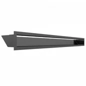 Akcesoria kominkowe - Kratki.pl LUFT SF grafitowy 9x100 LUFT/9/100/45S/G/SF - miniaturka - grafika 1