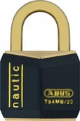Kłódki - Abus ABUS  T84MB/40 Kłódka 40 MM czarna Nautic nierdzewne Black Alike 840... - miniaturka - grafika 1
