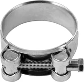 Akcesoria do urządzeń ogrodniczych - VOREL Obejma opaska śrubowa zaciskowa ocynkowana GBS W1 48-51mm - miniaturka - grafika 1