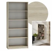 Półki i regały dla dzieci - Regał 80CM Półka Szafka Książki Segregatory Sonoma - miniaturka - grafika 1