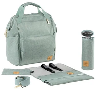 Lassig Glam Label Plecak dla mam z akcesoriami Goldie Backpack Mint 1103010511 - Torby i organizery dla mam - miniaturka - grafika 6