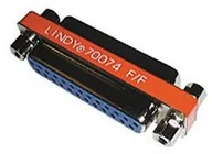 Złącza, przejściówki, adaptery - Lindy 70074 Przejściówka 25-pin F/F gniazdo/gniazdo) LY-70074 - miniaturka - grafika 1