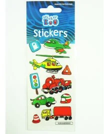 Starpak Naklejki Silver Autka - Przybory szkolne - miniaturka - grafika 4