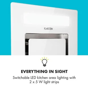 Klarstein Remy 90 Biały (CGCH2-Remy-WH) - Okapy kuchenne - miniaturka - grafika 5