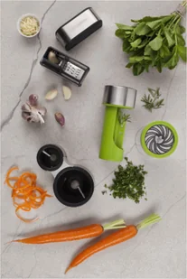 Microplane Temperówka do warzyw czarna 48000E 48000E - Siekacze tarki i szatkownice - miniaturka - grafika 5