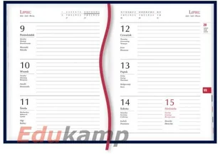 Michalczyk i P. Kalendarze Terminarz MARTA 2018^- wiśnia T-215V-W 00114MP - Kalendarze - miniaturka - grafika 2