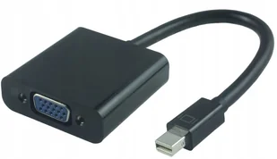 MicroConnect Active Mini DP - Adapter VGA Mini DP M - VGA żeński, czarny Podłącz wyświetlacz VGA do komputera PC lub MacŽ wyposażonego w mini-DisplayPort - Złącza, przejściówki, adaptery - miniaturka - grafika 3