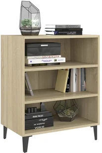 vidaXL Lumarko Szafka, kolor dąb sonoma, 57x35x70 cm, płyta wiórowa 806052 - Szafki do salonu - miniaturka - grafika 3