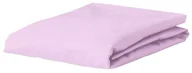 Prześcieradła - Esprit Gładkie prześcieradło na gumkę z jerseyu w kolorze liliowym prześcieradło z gumką ekskluzywna pościel Esprit 90 x 200 cm 100018-103-010 - miniaturka - grafika 1