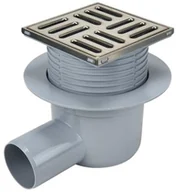 Syfony - Durasan Odpływ punktowy regulowany BOCZNY 50 mm - miniaturka - grafika 1