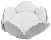 Legowiska dla kotów - Zooplus Legowisko Blossom białe jasnoszare O x wys. 50 x 20 cm - miniaturka - grafika 1