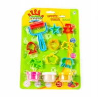 Masy plastyczne - CIASTOLINA PLASTELINA DUŻY ZESTAW AKCESORIA - miniaturka - grafika 1