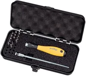 Śrubokręty - Wiha Zestaw wymiennych kling Wiha System 4 ESD 7000 EB16 ESD 33503 ESD płaski krzyżakowy Phillips TORX wewnętrzny sześciokąt 16 szt System 4 ESD 7000 EB16 ESD - miniaturka - grafika 1