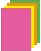Papier do drukarek - Apli 015287 500 papiery kolorowe, 210 x 297 mm, neonowe sortowanie 015287 - miniaturka - grafika 1