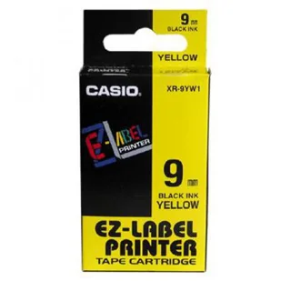 Casio XR-9 YW 9 mm czarny na zolty XR-9YW - Papier do drukarek - miniaturka - grafika 2