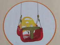 Place zabaw - Huśtawka ogrodowa kubełkowa dla dzieci 3w1 - miniaturka - grafika 1