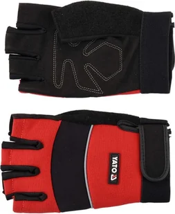 Yato RĘKAWICE SYNTETYCZNE BEZ PALCÓW ROZM.9 YT-74661 - Rękawice robocze - miniaturka - grafika 2