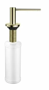 Blue Water Dozownik okrągły stal szczotkowana ZŁOTO SZAMPAŃSKIE BW-5901730615722) BW-5901730615722 - Mydelniczki i dozowniki mydła - miniaturka - grafika 2